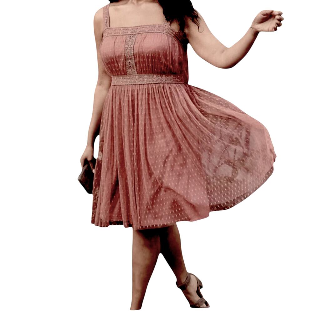 Maurices Pink Midi Dress